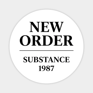 New Order Substance 1987 Magnet